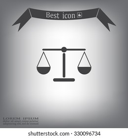 Scales balance icon