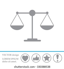 Scales balance icon