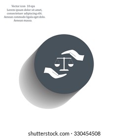 Scales balance icon