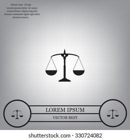 Scales balance icon