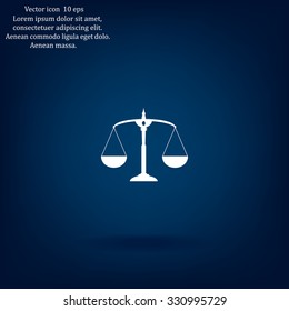 Scales balance icon