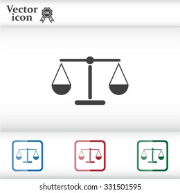 Scales balance icon