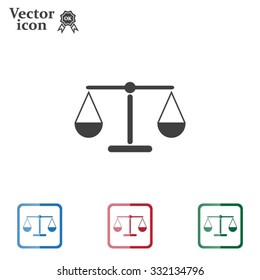 Scales balance icon