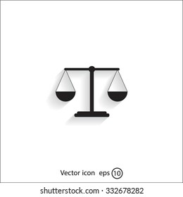 Scales balance icon