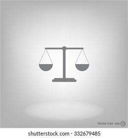 Scales balance icon