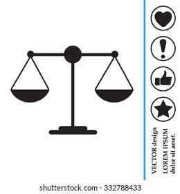 Scales balance icon