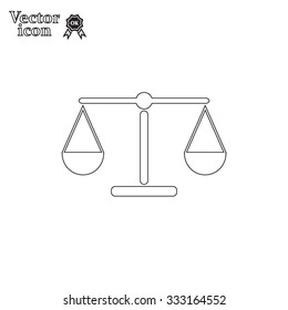 Scales balance icon