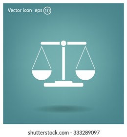 Scales balance icon