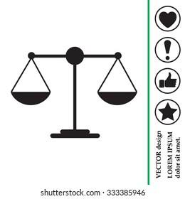 Scales balance icon