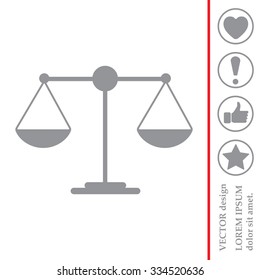 Scales balance icon