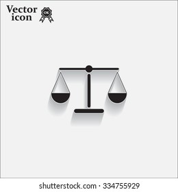 Scales balance icon