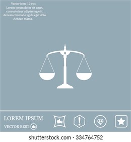 Scales balance icon