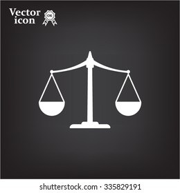 Scales balance icon