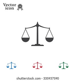Scales balance icon