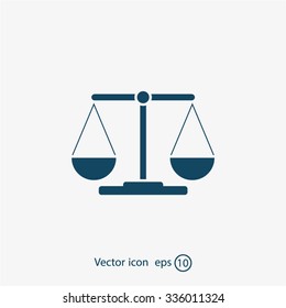 Scales balance icon
