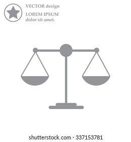 Scales balance icon