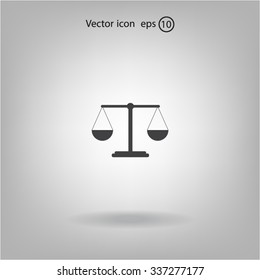 Scales balance icon