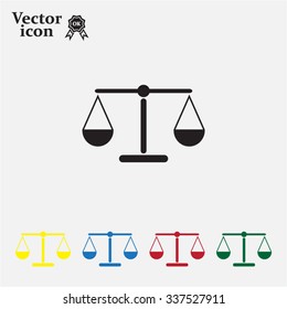 Scales balance icon