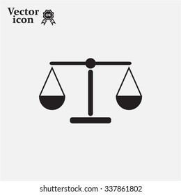 Scales balance icon