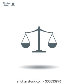 Scales balance icon