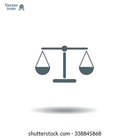 Scales balance icon