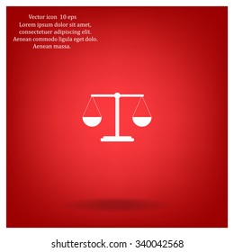 Scales balance icon
