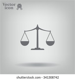 Scales balance icon