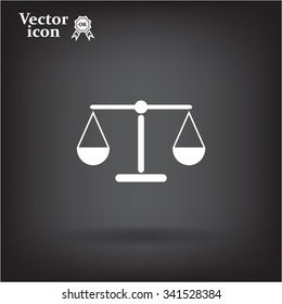 Scales balance icon