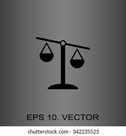Scales balance icon