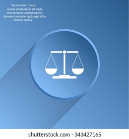 Scales balance icon