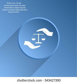 Scales balance icon