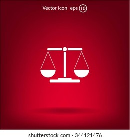 Scales balance icon