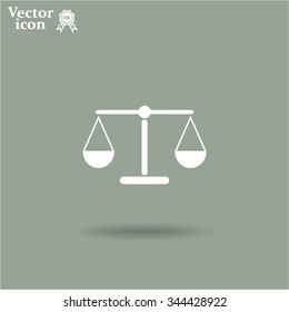 Scales balance icon