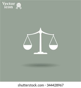 Scales balance icon