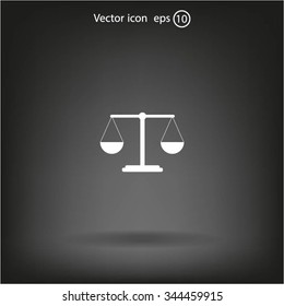Scales balance icon