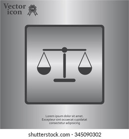 Scales balance icon