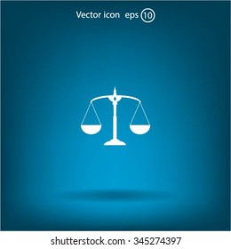 Scales balance icon