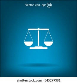 Scales balance icon