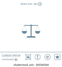 Scales balance icon
