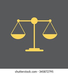 Scales balance icon