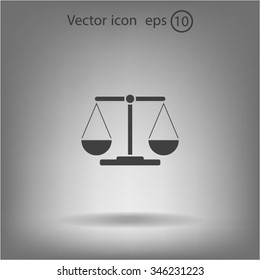 Scales balance icon