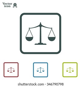Scales balance icon