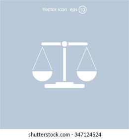 Scales balance icon