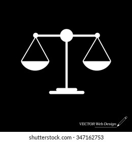 Scales balance icon