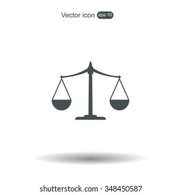 Scales balance icon