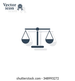 Scales balance icon