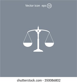 Scales balance icon