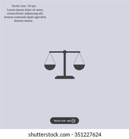 Scales balance icon