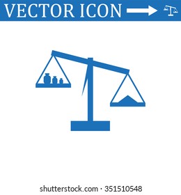 Scales balance icon