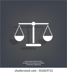 Scales balance icon